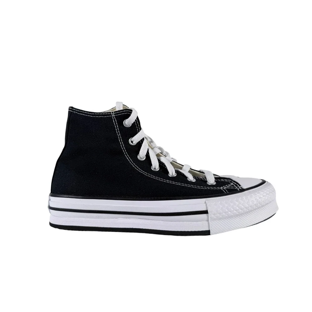 Big Kids 5 CONVERSE Chuck Taylor‎ All Star Lift Platform High Top Black 272855F